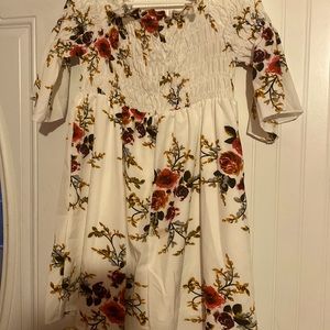 summer dress , short floral